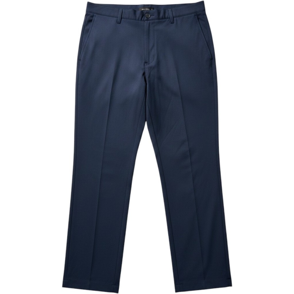 TravisMathew Dress Pants Mens 41x26 Blue Stretch Microfiber Golf Flat Front
